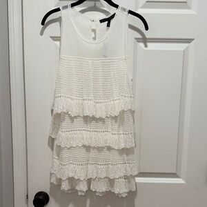 NWT Ruffled Tunic Sleeveless Top